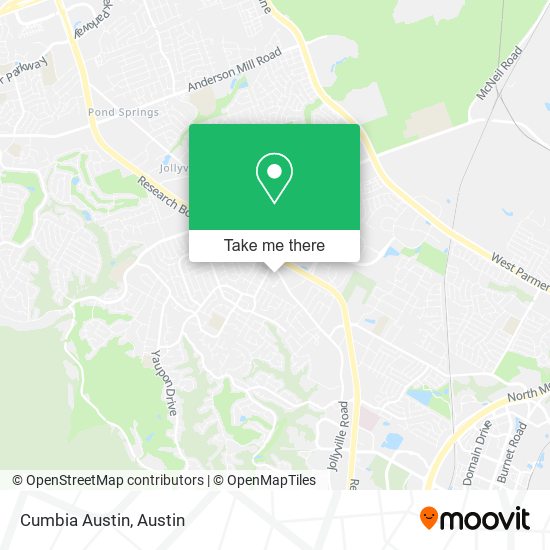 Mapa de Cumbia Austin