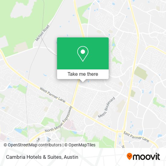 Cambria Hotels & Suites map