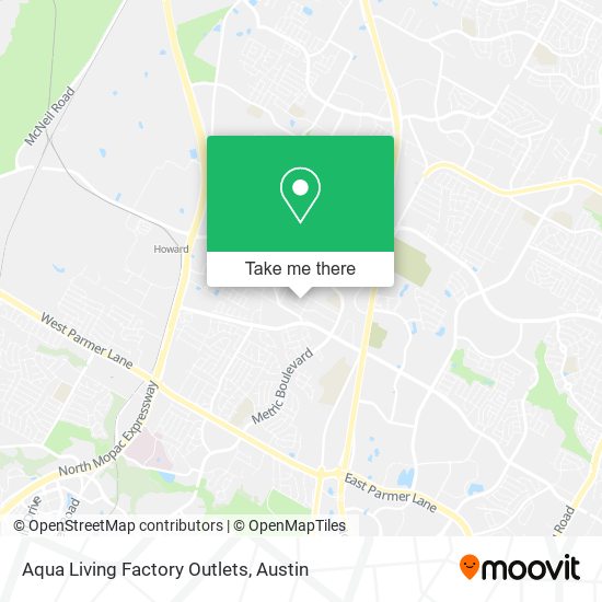 Aqua Living Factory Outlets map