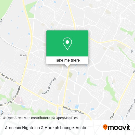 Mapa de Amnesia Nightclub & Hookah Lounge
