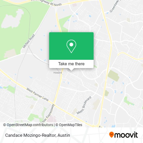 Mapa de Candace Mozingo-Realtor