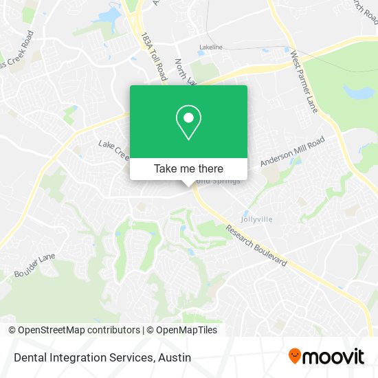 Mapa de Dental Integration Services
