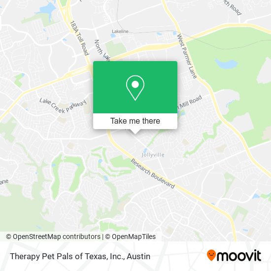 Therapy Pet Pals of Texas, Inc. map