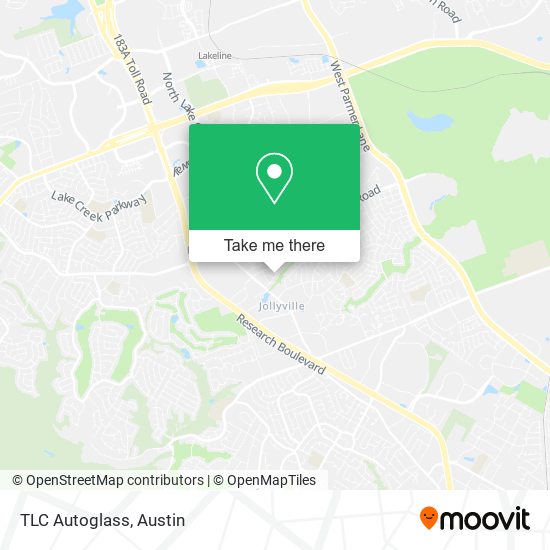 TLC Autoglass map