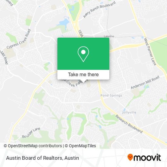 Mapa de Austin Board of Realtors