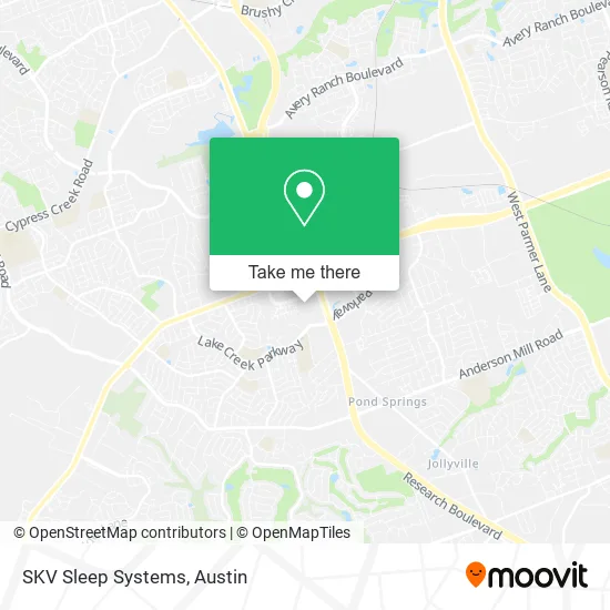 SKV Sleep Systems map