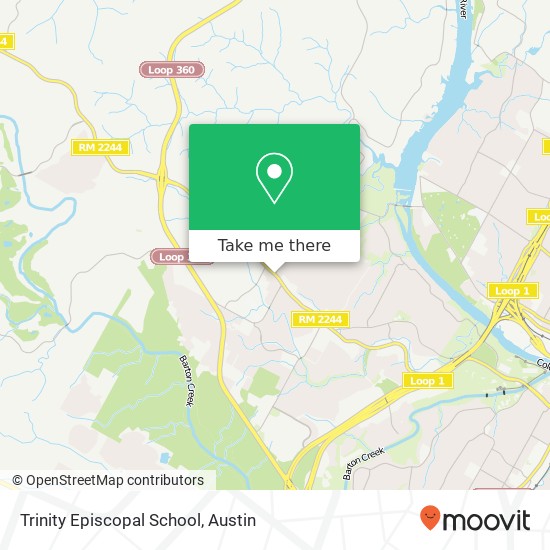 Mapa de Trinity Episcopal School