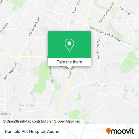 Mapa de Banfield Pet Hospital