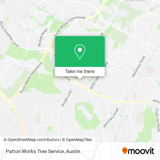 Patton Works Tree Service map