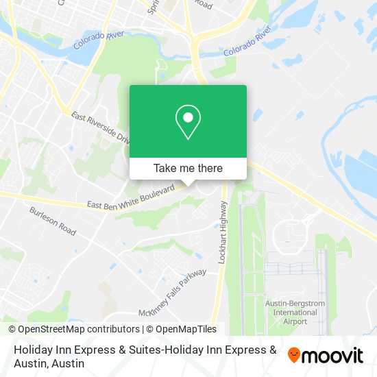 Mapa de Holiday Inn Express & Suites-Holiday Inn Express & Austin