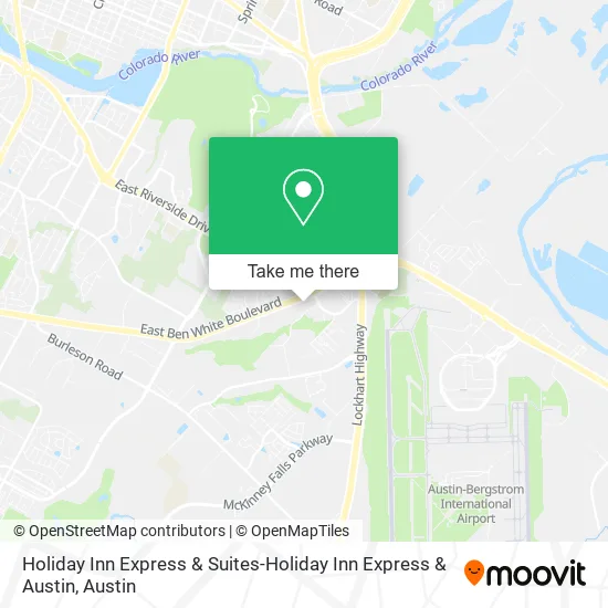 Mapa de Holiday Inn Express & Suites-Holiday Inn Express & Austin