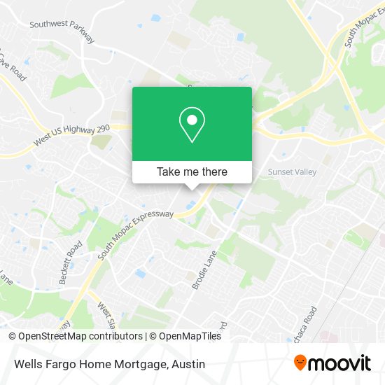 Wells Fargo Home Mortgage map