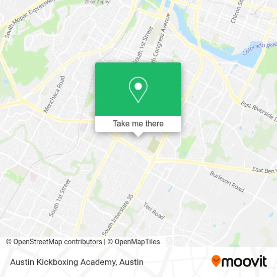 Austin Kickboxing Academy map