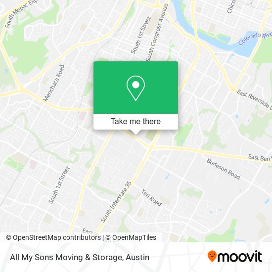 Mapa de All My Sons Moving & Storage