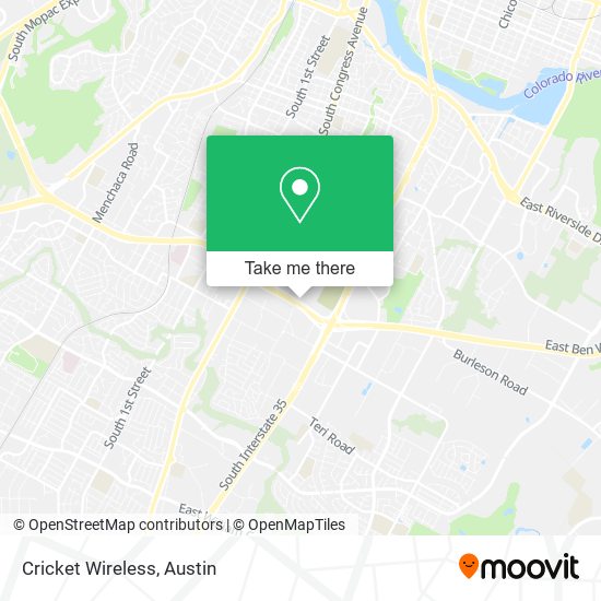 Cricket Wireless map