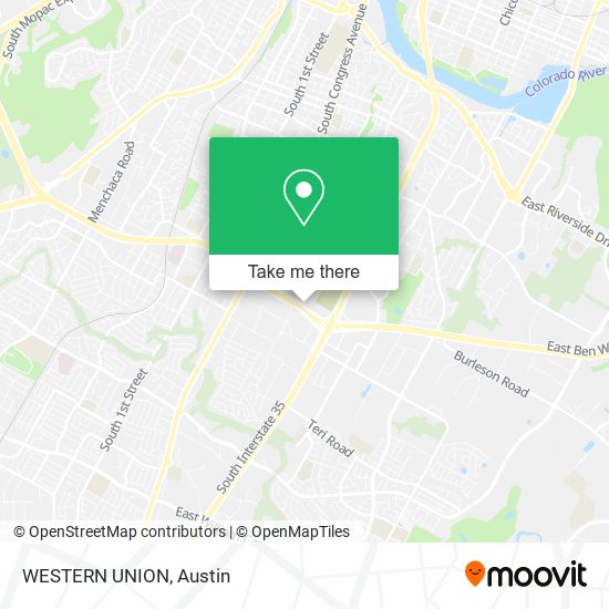 WESTERN UNION map