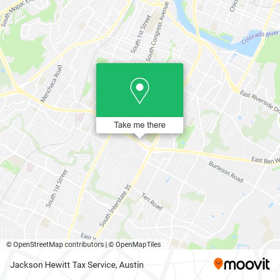 Jackson Hewitt Tax Service map
