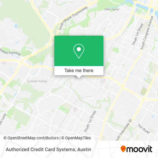 Authorized Credit Card Systems map