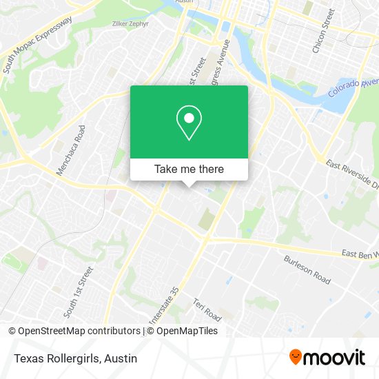 Texas Rollergirls map