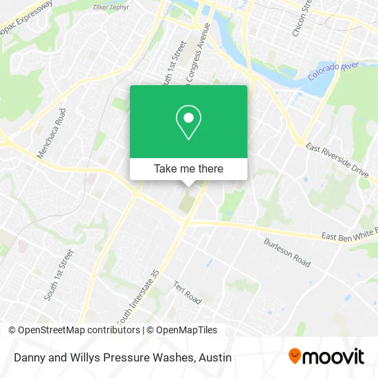 Danny and Willys Pressure Washes map