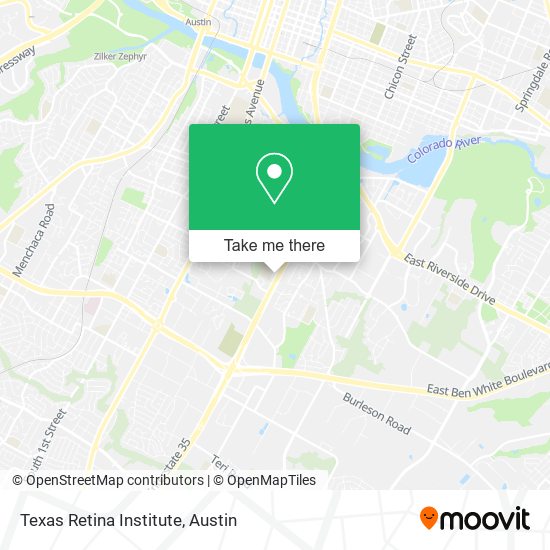 Mapa de Texas Retina Institute