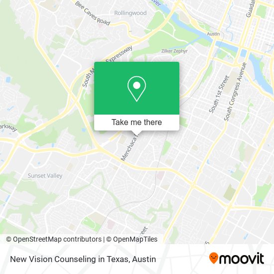 New Vision Counseling in Texas map