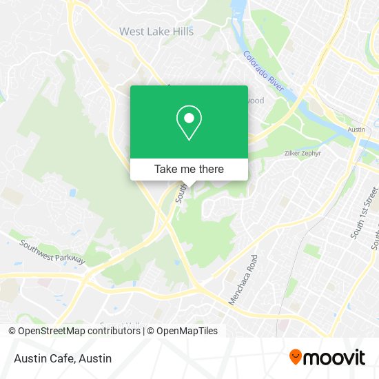 Mapa de Austin Cafe