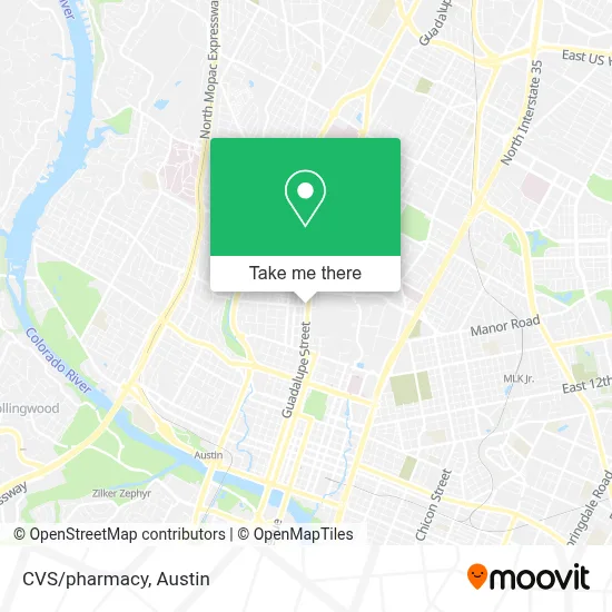 CVS/pharmacy map