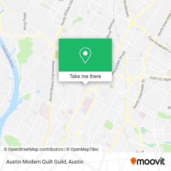 Mapa de Austin Modern Quilt Guild