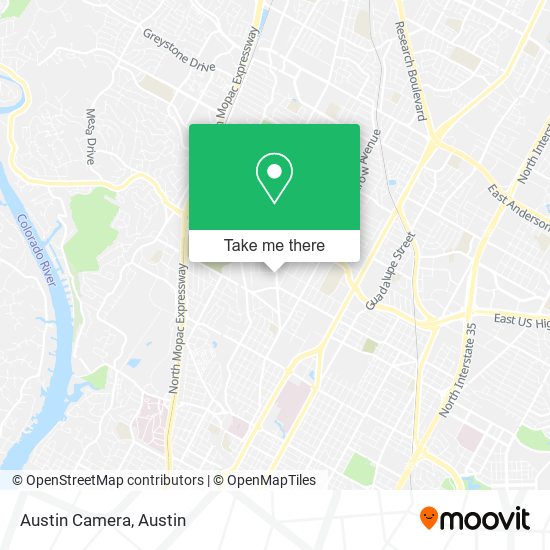 Mapa de Austin Camera