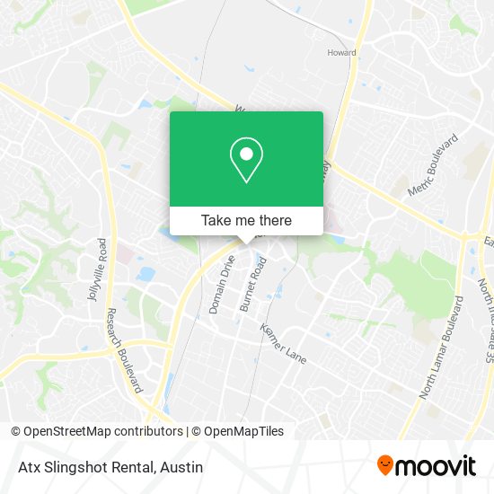 Mapa de Atx Slingshot Rental