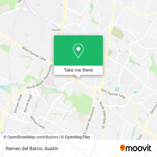 Ramen del Barrio map