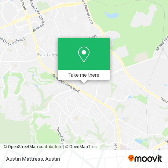 Mapa de Austin Mattress