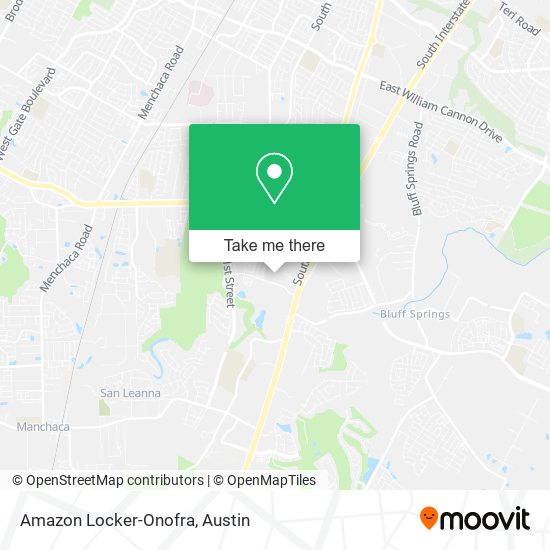 Mapa de Amazon Locker-Onofra