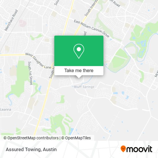 Mapa de Assured Towing