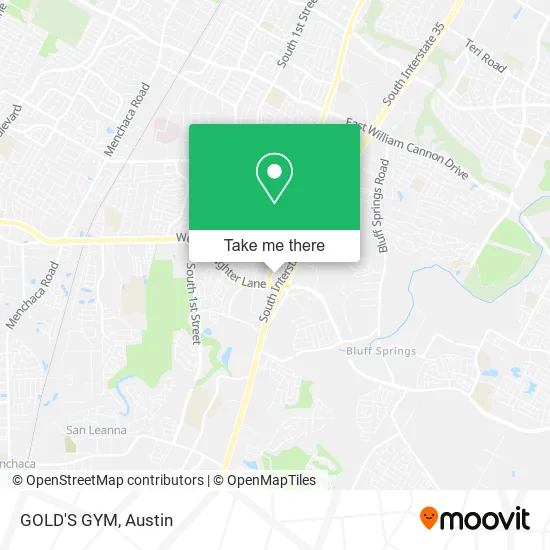 GOLD'S GYM map