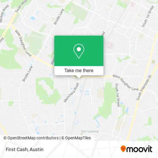 First Cash map