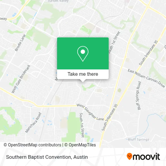 Southern Baptist Convention map
