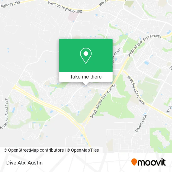 Dive Atx map