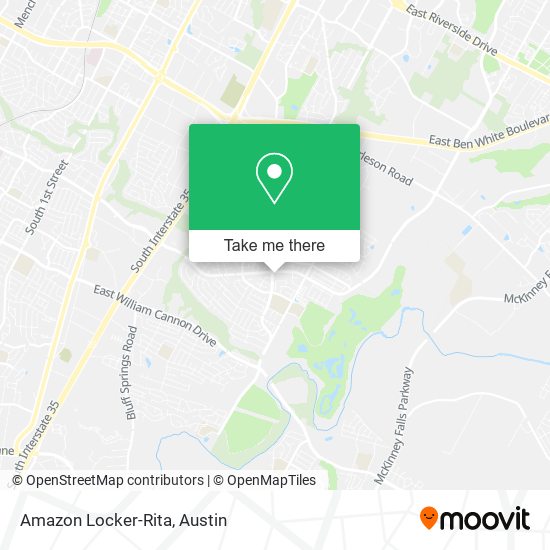 Mapa de Amazon Locker-Rita
