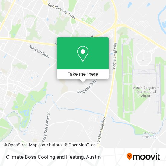 Mapa de Climate Boss Cooling and Heating