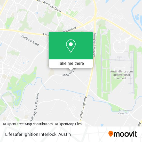 Mapa de Lifesafer Ignition Interlock