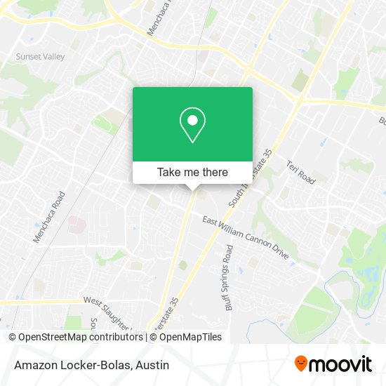 Amazon Locker-Bolas map