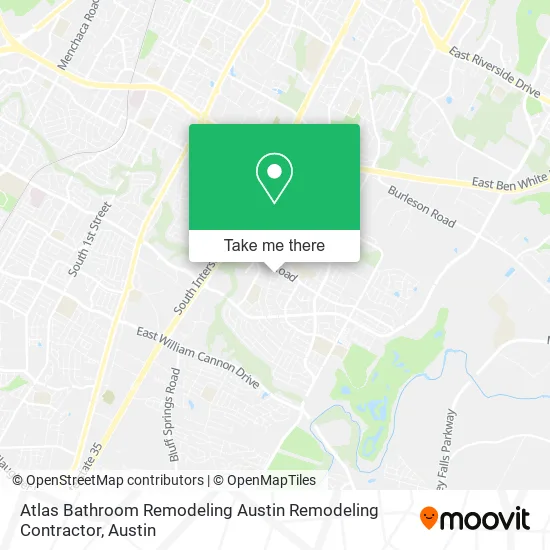 Atlas Bathroom Remodeling Austin Remodeling Contractor map