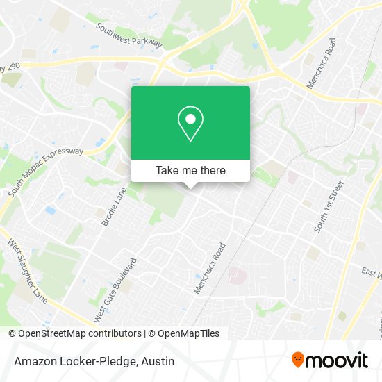 Mapa de Amazon Locker-Pledge