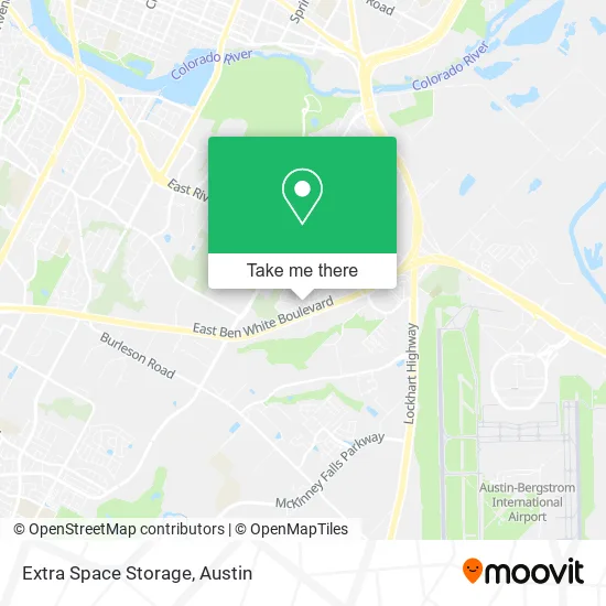 Extra Space Storage map