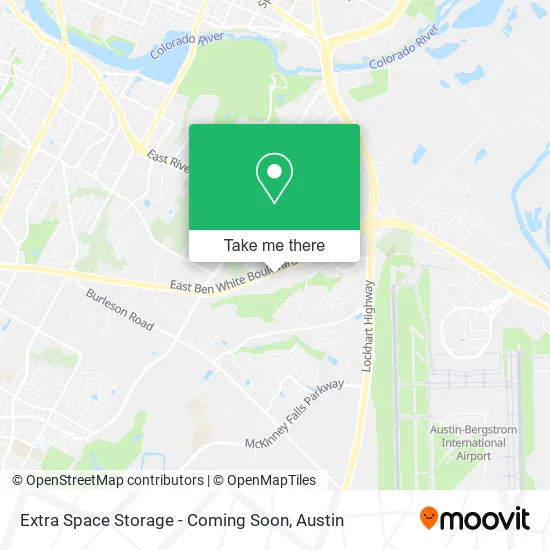 Extra Space Storage - Coming Soon map