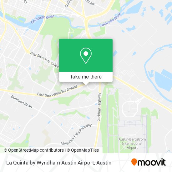 Mapa de La Quinta by Wyndham Austin Airport