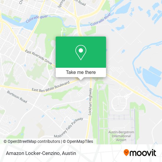 Amazon Locker-Cenzino map