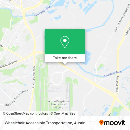 Wheelchair Accessible Transportation map